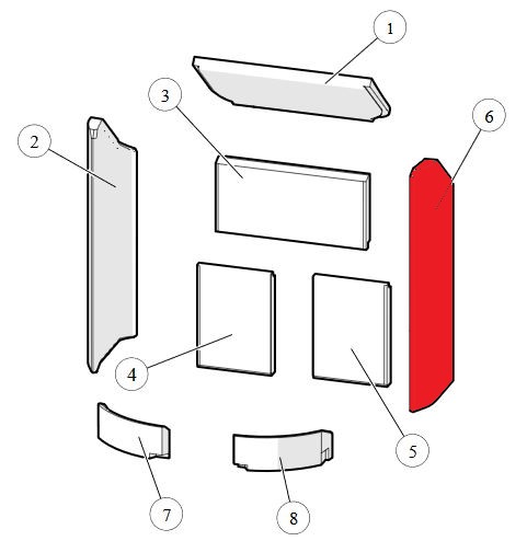 Lotus Sola S cegła boczna z prawej strony Lotus Sola S cegła boczna z prawej strony