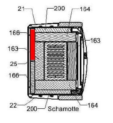 Haas-Sohn Aversa 307.15 pietra posteriore a destra Haas-Sohn Aversa 307.15 pietra posteriore a destra