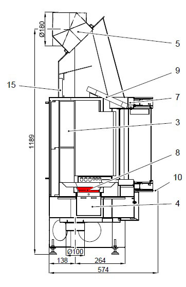 Haas+Sohn Exquisit II 182.18 Ascherost Explosionszeichnung Haas+Sohn Exquisit II 182.18 Ascherost Explosionszeichnung