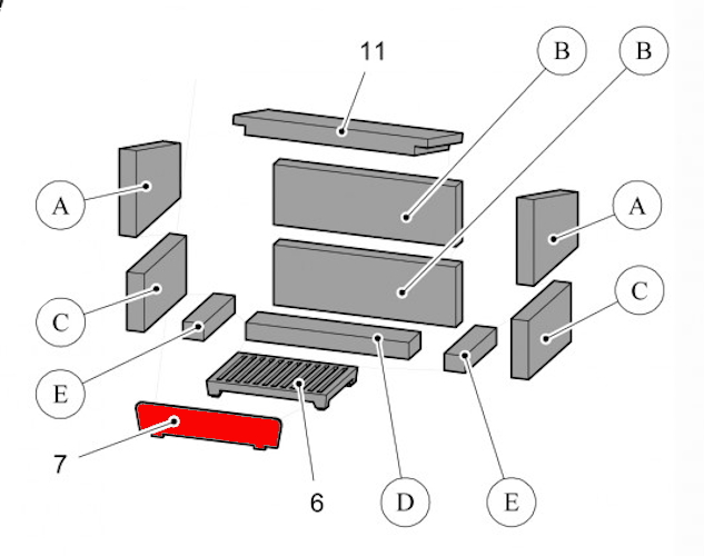 Haas-Sohn Java II 204.14 ruszt stojący