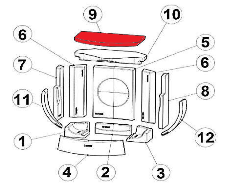 Austroflamm Clou compact deflettore di tiraggio in alto