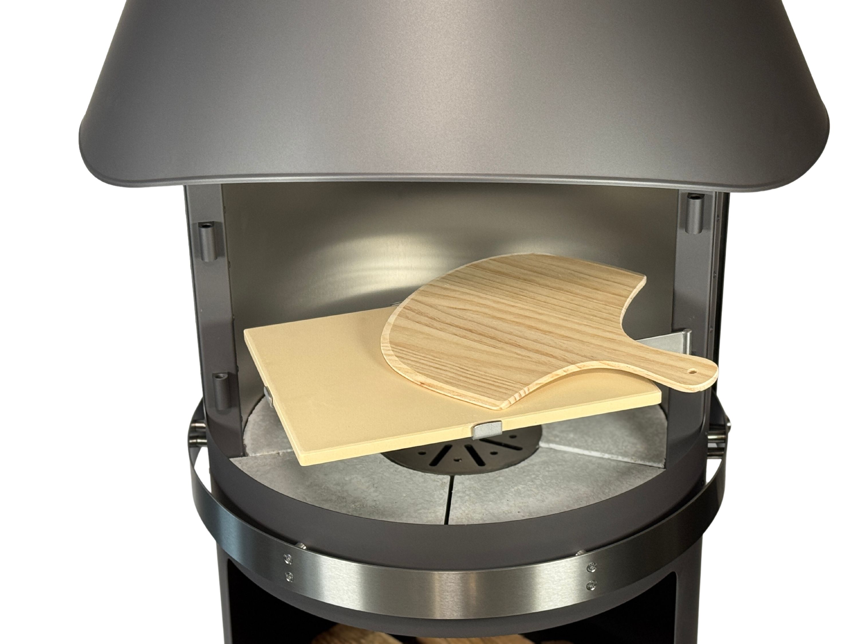 Pizzastein eckig Firestar Grillkamin DN 700