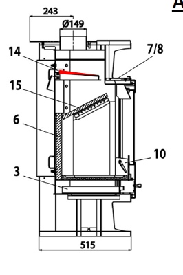 Haas-Sohn Bergamo 267.17 déflecteur haut Haas-Sohn Bergamo 267.17 déflecteur haut