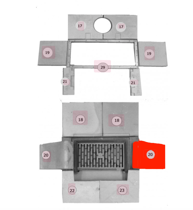 Haas-Sohn Carina 191.12 pietra laterale a destra