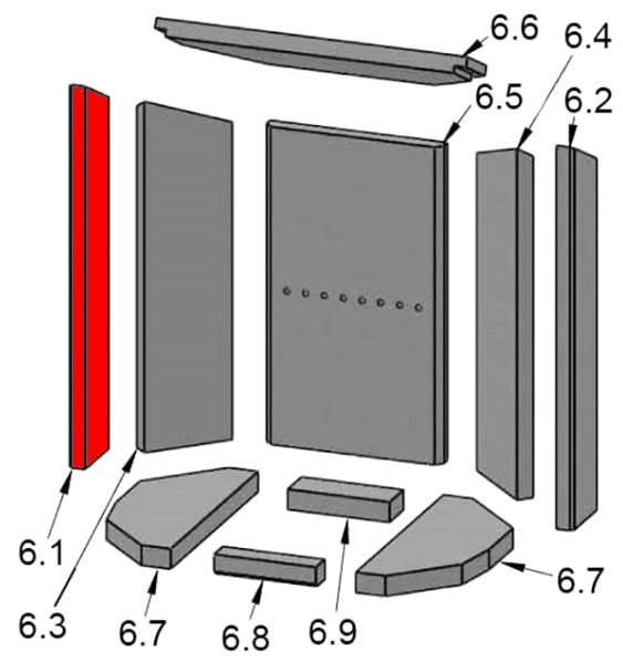 Justus P50-8 Zijsteen links voorkant C