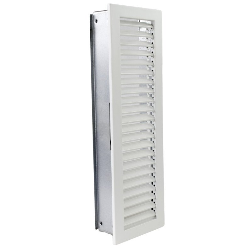 Kaltluftgitter hochkant weiß SMKGhk1535w