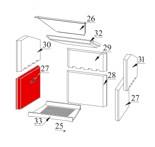 Fireplace Sicilia Zijsteen links onder Fireplace Sicilia Zijsteen links onder
