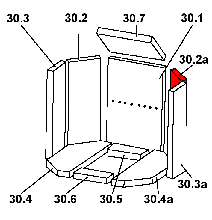 Oranier Tampere 8 pierre latérale droit arrière D Oranier Tampere 8 pierre latérale droit arrière D