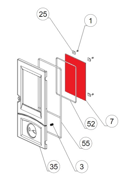 La Nordica Gemma Liberty Sichtscheibe C Glaskeramik La Nordica Gemma Liberty Sichtscheibe C Glaskeramik