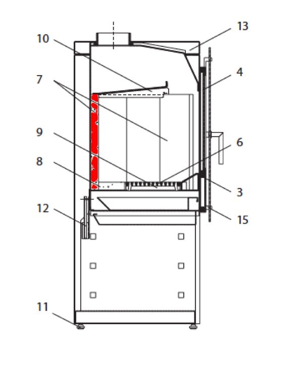 Wodtke Tabo Achterste muur steen