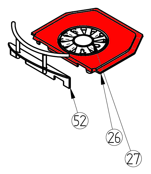 Heta Hot-Line Turin support de grille Heta Hot-Line Turin support de grille