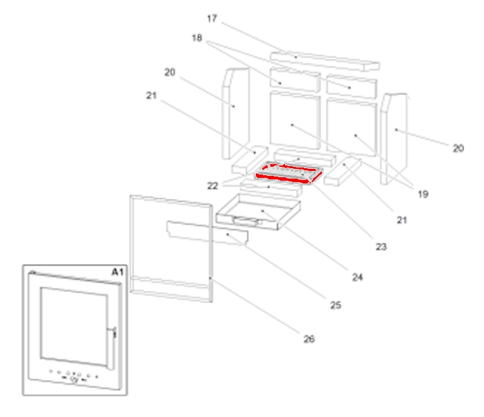 Haas+Sohn Treviso II 339.15 Ascherost Explosionszeichnung Haas+Sohn Treviso II 339.15 Ascherost Explosionszeichnung