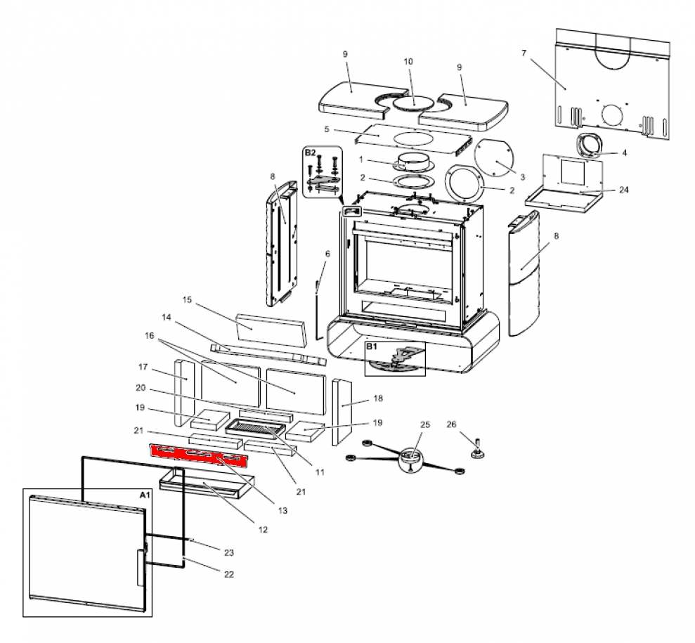 Haas-Sohn Fulham easy 347.15 houtvanger