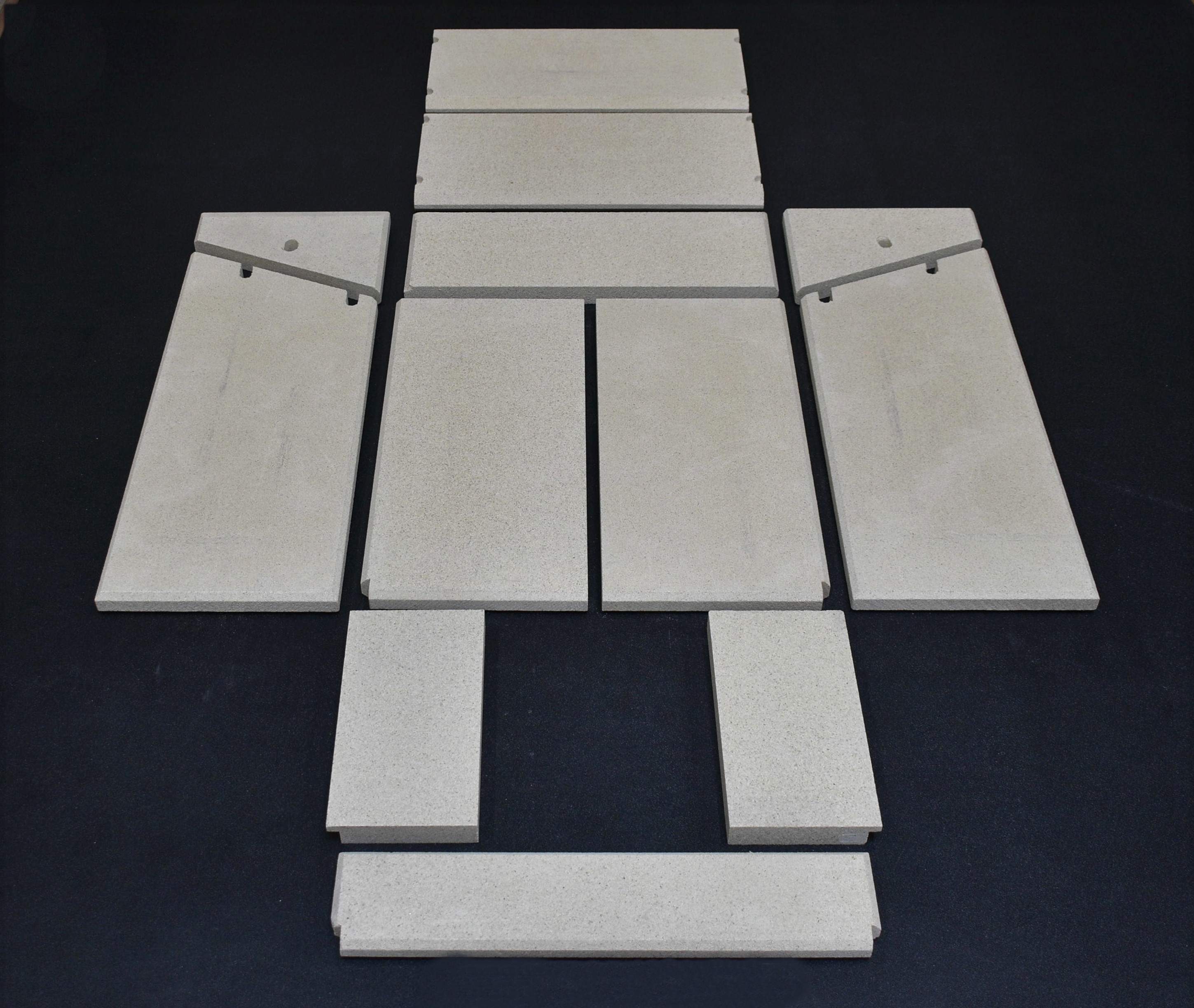 Skantherm Elements 603 Front revêtement de chambre de combustion