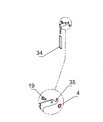 La Nordica TermoRossella Plus EVO D.S.A. 4.0 skive håndtag til brænderum