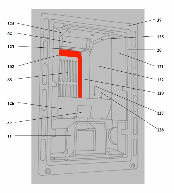 Wamsler K140 cadre de grille support de grille Wamsler K140 cadre de grille support de grille