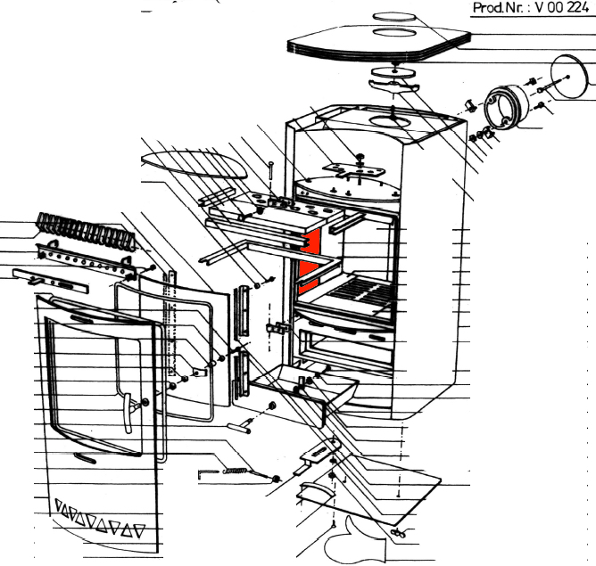 Thorma Tromsö II pierre latérale gauche avant Thorma Tromsö II pierre latérale gauche avant