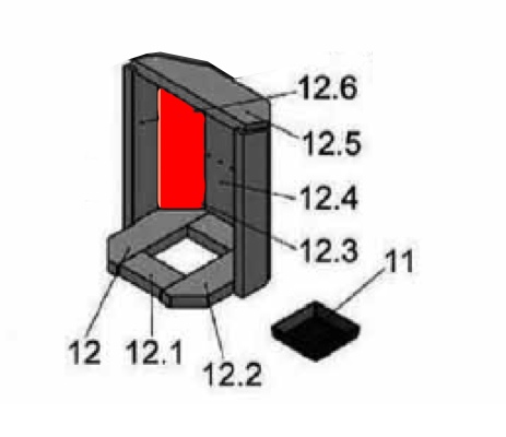 Justus Borkum Seitenstein links hinten A Vermiculitestein Justus Borkum Seitenstein links hinten A Vermiculitestein
