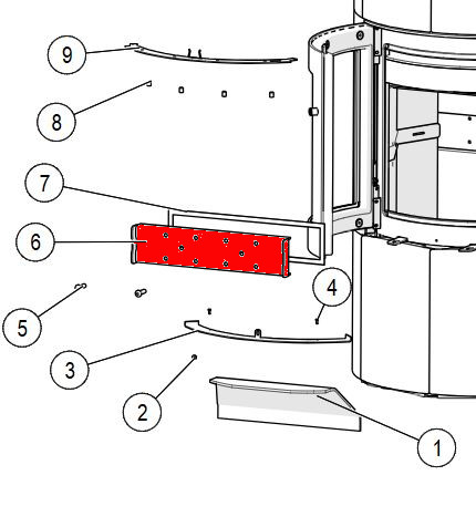 Lotus M1 płyta tylnej ściany Lotus M1 płyta tylnej ściany