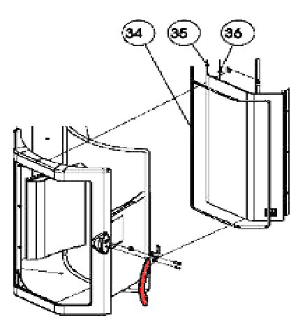 Austroflamm Torso dørhåndtag Austroflamm Torso dørhåndtag