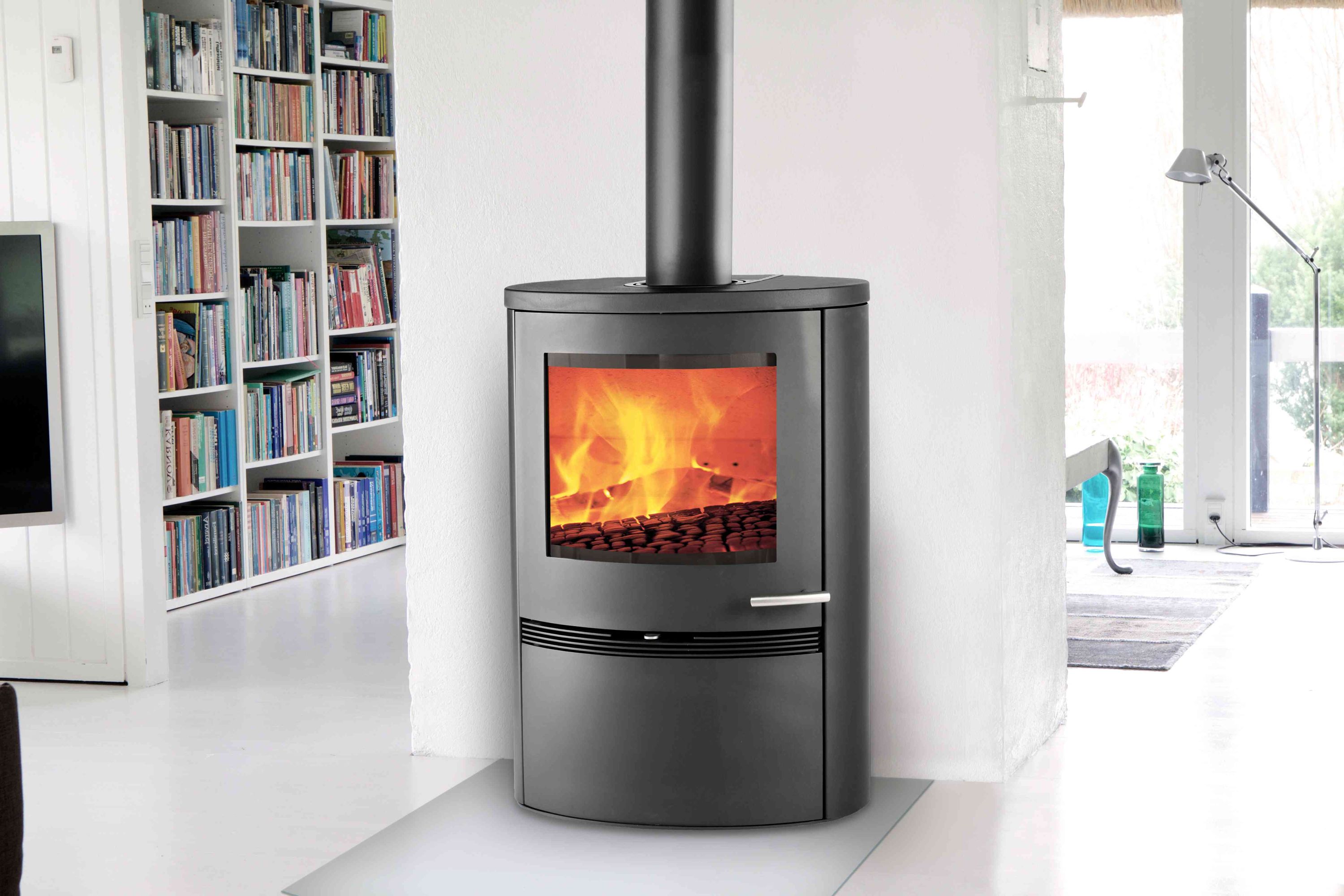 Kaminofen TermaTech TT22H schwarz, 7,5 kW
