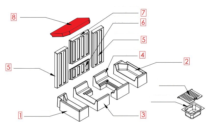 Spartherm Arte 3RL-80h røgvenderplade C