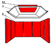 Austroflamm Wega revêtement de chambre de combustion B Austroflamm Wega revêtement de chambre de combustion B