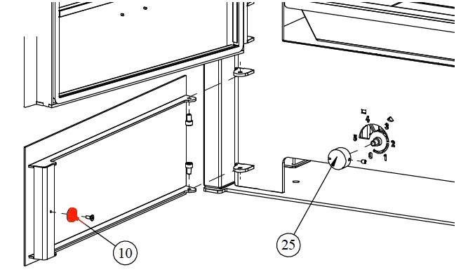 Fireplace Trondol chiusura sportello vano legna Fireplace Trondol chiusura sportello vano legna
