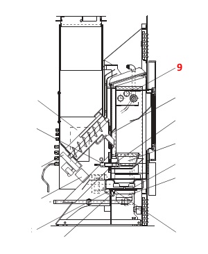Wodtke PE Einbaugerät water+ vlamplaat boven