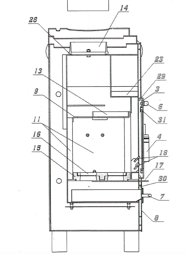 Fireplace Time Feuerraumauskleidung Explosionszeichnung Fireplace Time Feuerraumauskleidung Explosionszeichnung
