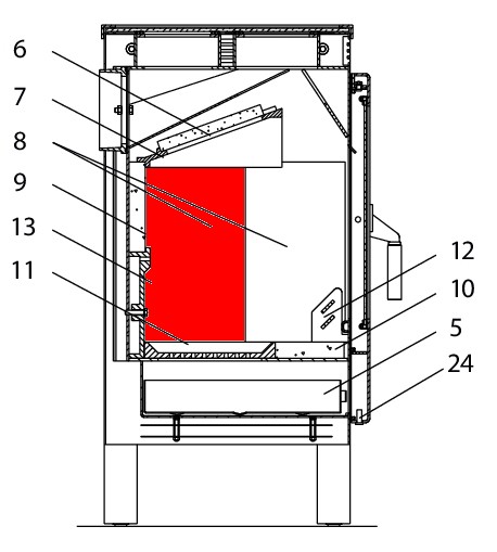 Wodtke H 01 pietra laterale a sinistra posteriore Wodtke H 01 pietra laterale a sinistra posteriore