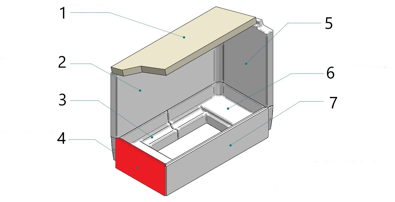 Contura i40 sidesten venstre A Contura i40 sidesten venstre A