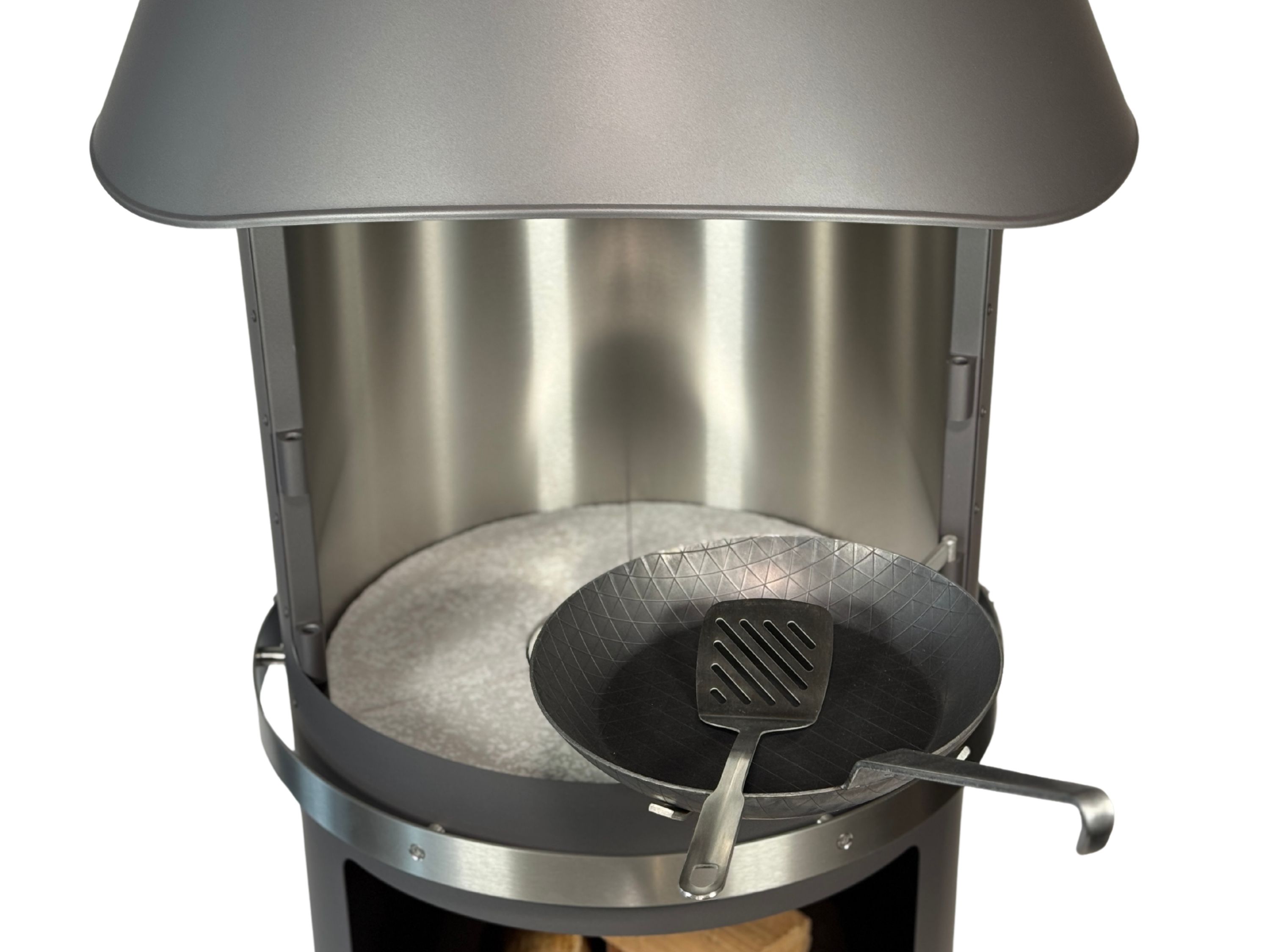 Schmiedeeisenpfanne Ø28cm Firestar Grillkamin 700