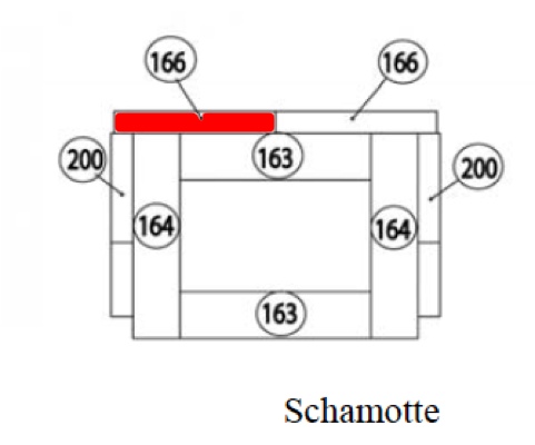Haas+Sohn Varde 275.15 Rückwandstein links Feuerraumstein Haas+Sohn Varde 275.15 Rückwandstein links Feuerraumstein