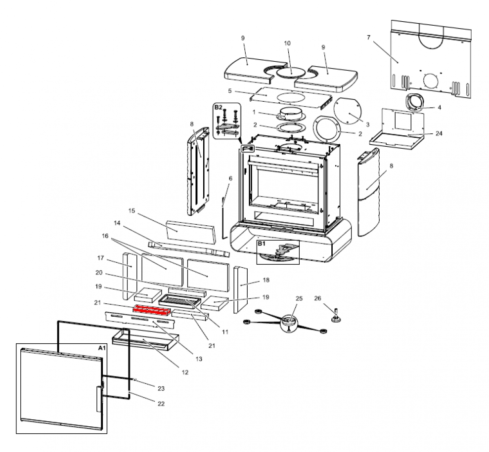 Haas+Sohn Fulham easy 347.15 Bodenstein vorne links Haas+Sohn Fulham easy 347.15 Bodenstein vorne links
