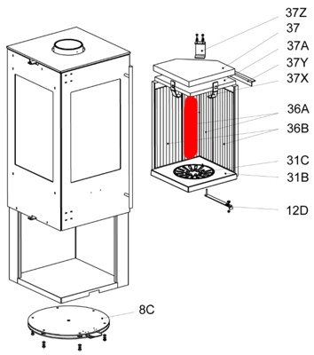 Olsberg Pantoja pierre latérale gauche arrière Olsberg Pantoja pierre latérale gauche arrière