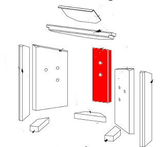 Fireplace Malta Rückwandstein Vermiculitestein Fireplace Malta Rückwandstein Vermiculitestein