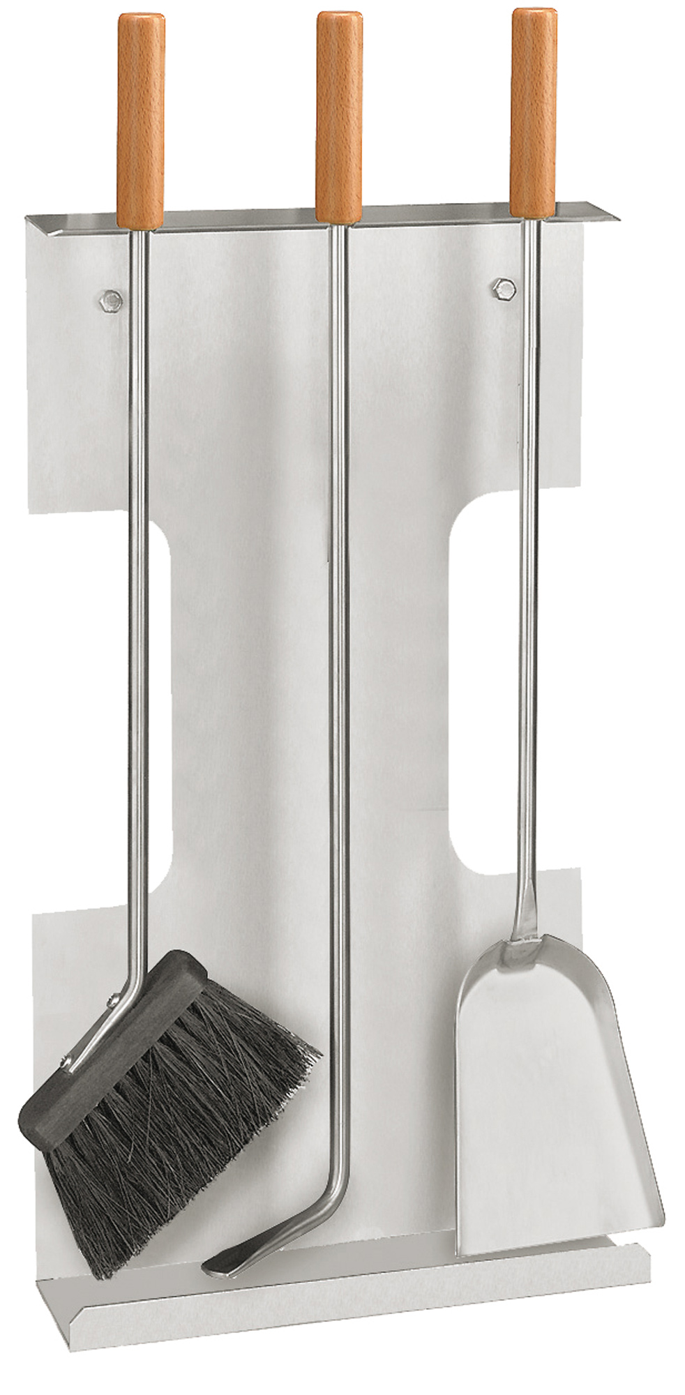 Lienbacher Kaminbesteck Edelstahl, 3-teilig matt gebürstet Lienbacher Kaminbesteck Edelstahl, 3-teilig matt gebürstet