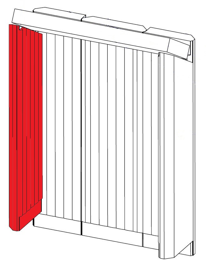 Romotop Belorado cegła boczna z lewej strony Romotop Belorado cegła boczna z lewej strony