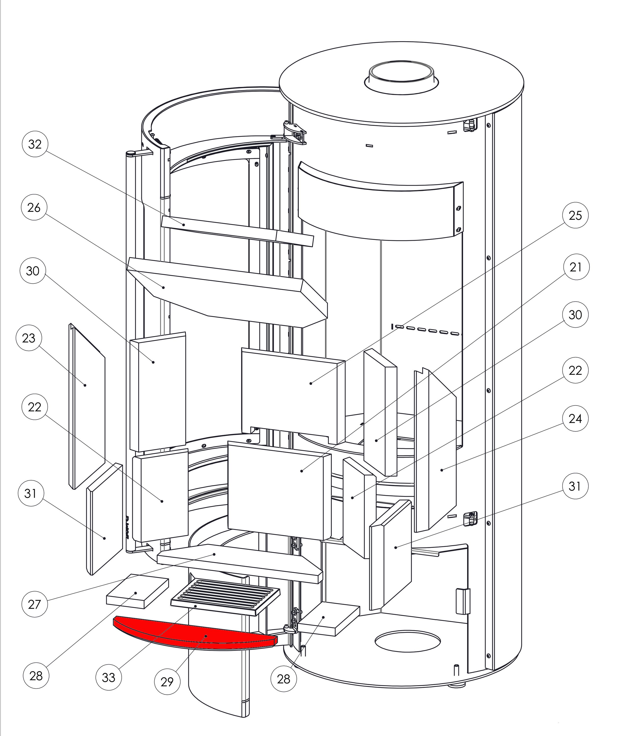 Supra Maud Bodemsteen voorkant Supra Maud Bodemsteen voorkant