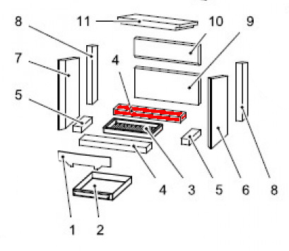 Haas-Sohn Herborn 295.15 pietra per fondo posteriore