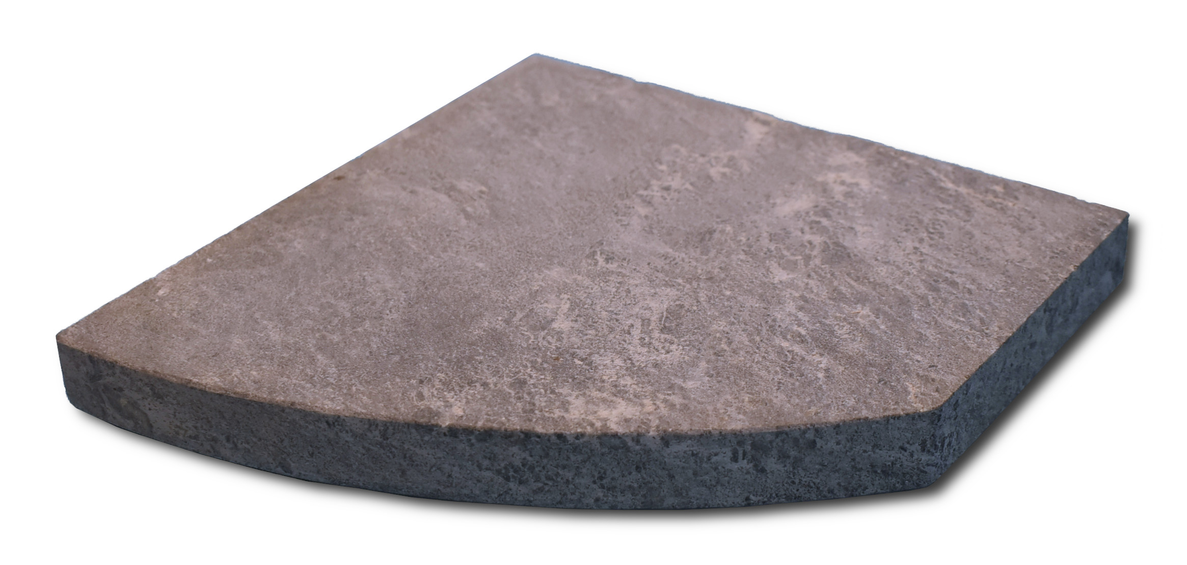 Fireplace Dominica garniture droit compartiment chauffe-plat stéatite