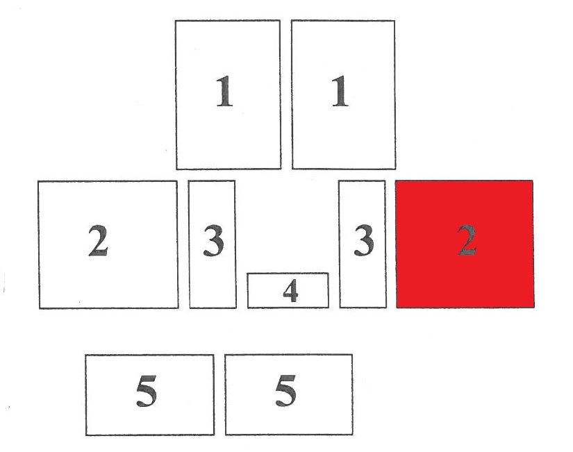 Caminos Opal Seitenstein rechts Explosionszeichnung Caminos Opal Seitenstein rechts Explosionszeichnung