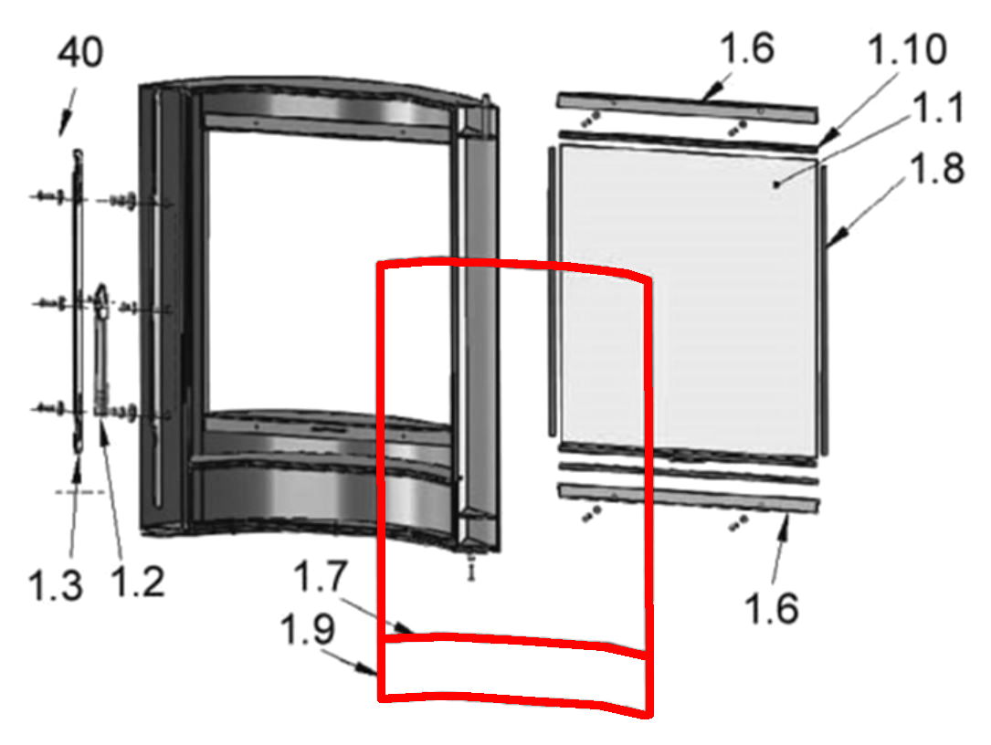Justus Island 7 joint de porte A Justus Island 7 joint de porte A