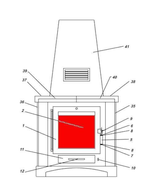 Fireplace Carrara vitre Fireplace Carrara vitre
