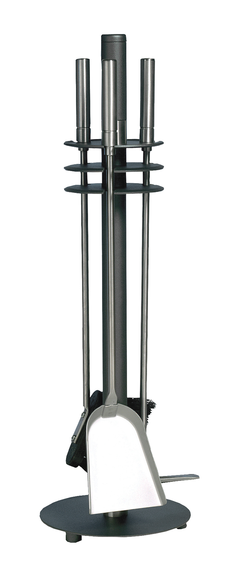 Lienbacher Kaminbesteck aus Stahl, 3- teilig, anthrazit beschichtet, Ø 20 x 65 cm Lienbacher Kaminbesteck aus Stahl, 3- teilig, anthrazit beschichtet, Ø 20 x 65 cm