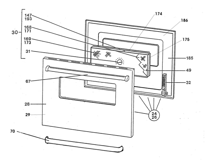 Wamsler K170 glas indenfor bagerum C Wamsler K170 glas indenfor bagerum C
