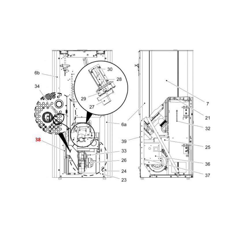 Haas-Sohn Pallazza II 534.08 rumtemperaturføler