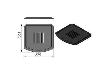 Termatech TT2 Feuerraumboden Brennraumboden Termatech TT2 Feuerraumboden Brennraumboden