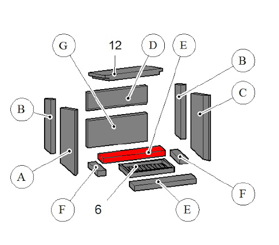 Haas-Sohn Pyrus easy 294.15 cegła podłogowa z tyłu
